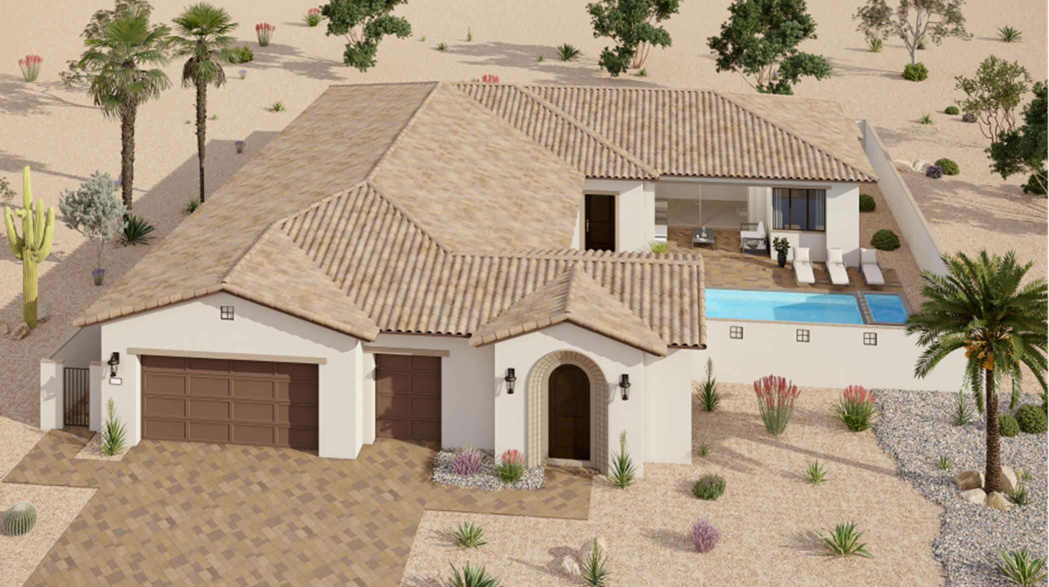 Contemporary Spanish home exterior image