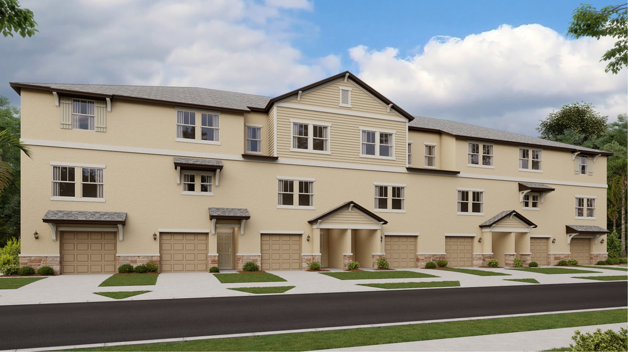 Palm River Townhomes exterior