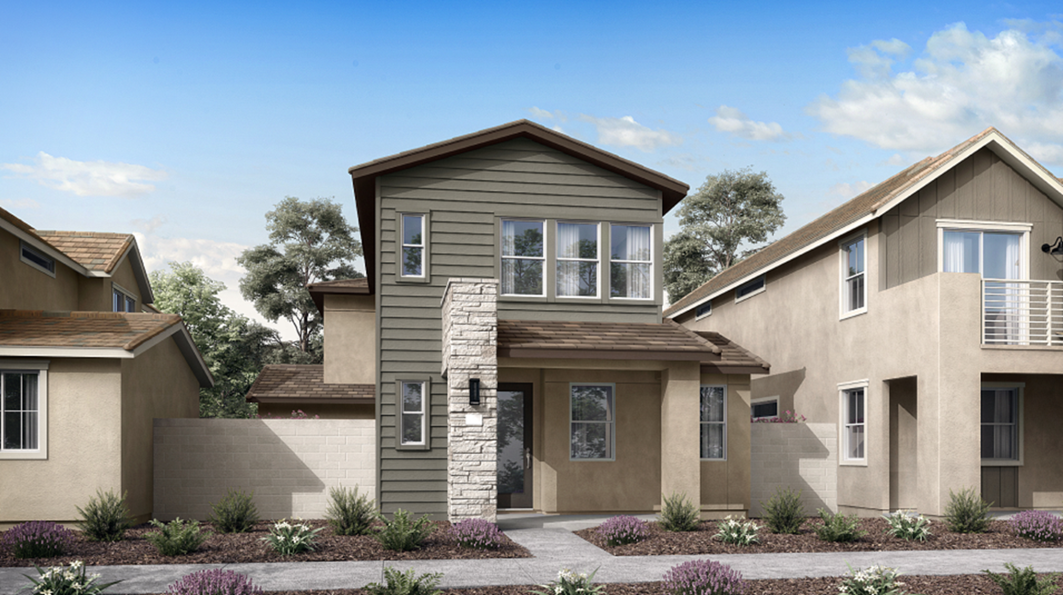 Abstract Traditional exterior rendering at Valencia
