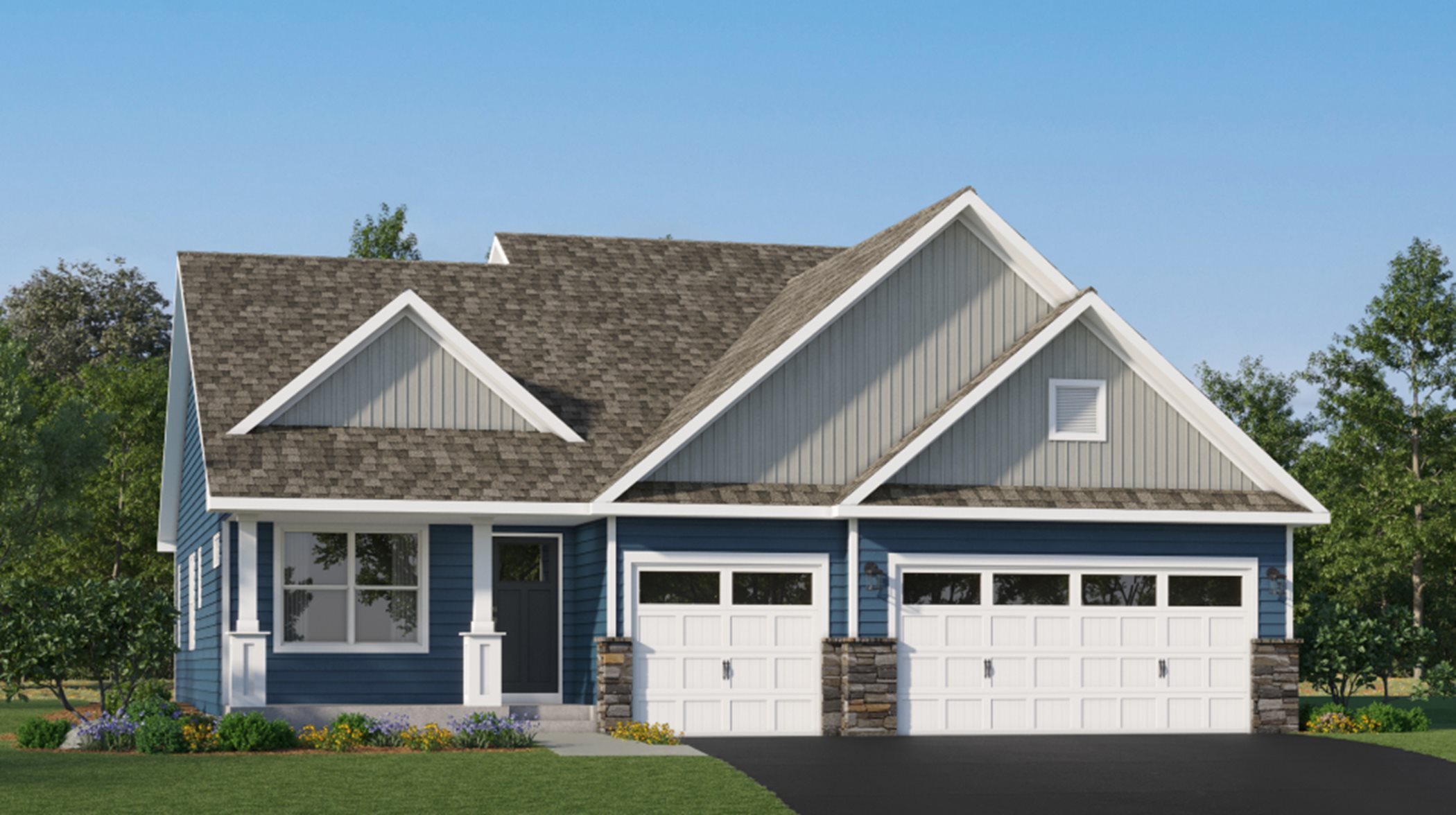 Courtland II Exterior Rendering D3