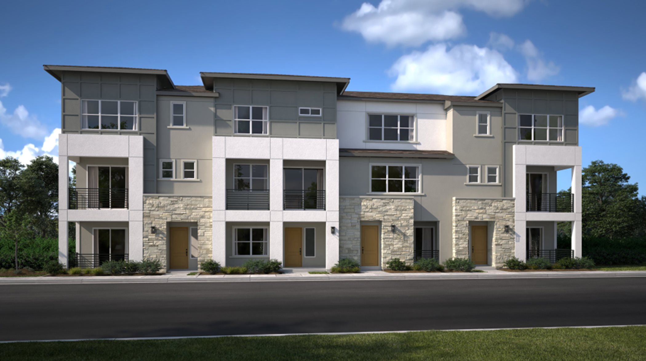 Townhome exterior