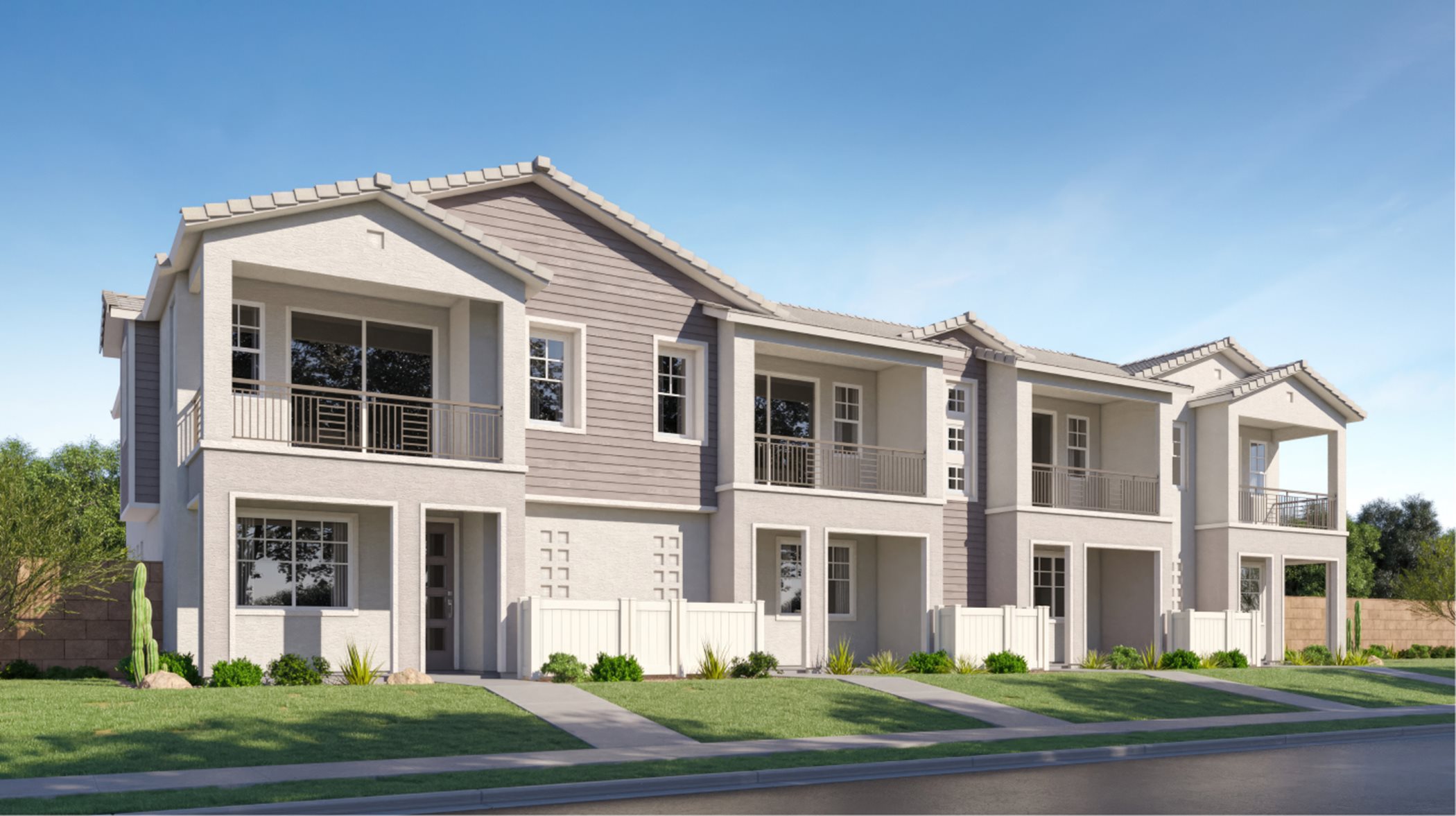 Exterior B townhome design